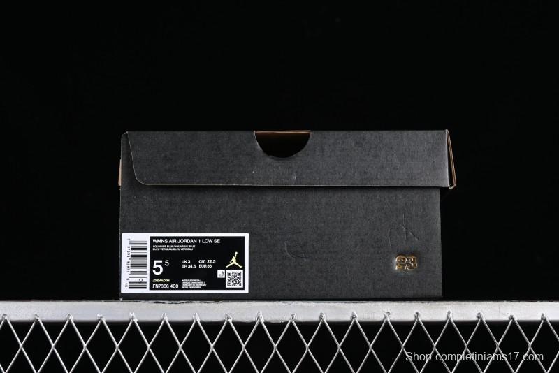 Nike Air Jordan 1 Low Custom Black Green Casual Sneakers - FN7366-400