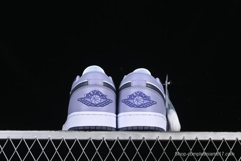 Nike Air Jordan 1 Low AJ1 Haze Purple Casual Lifestyle Sneakers - 553558-145