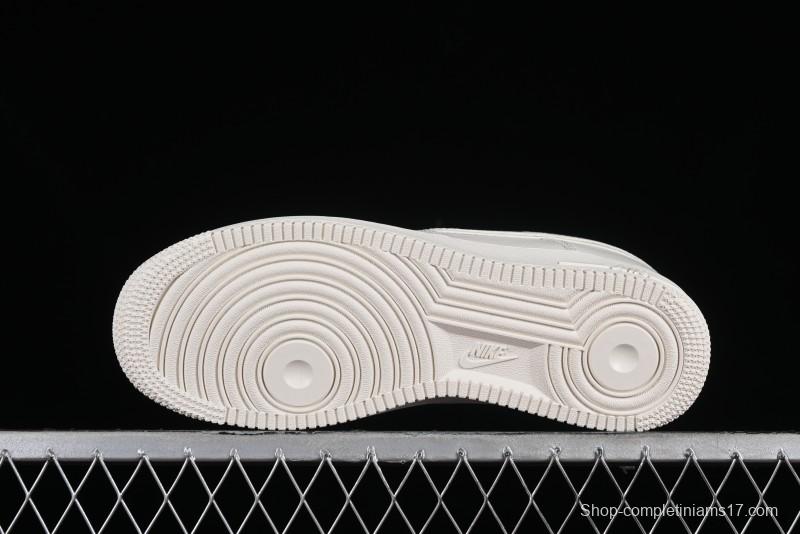 Nike Air Force 1 '07 Low Classic Khaki Mini Swoosh Starry Sky Low-Top Casual Sneakers - MJ0319-027