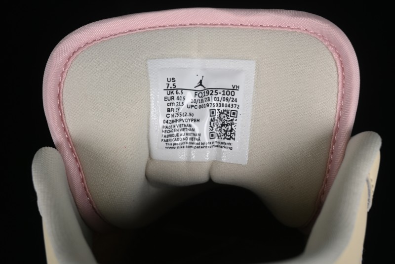 Nike Air Jordan 1 Low AJ1 Khaki Pink Low-Top Lifestyle Basketball Shoes - FQ1925-100