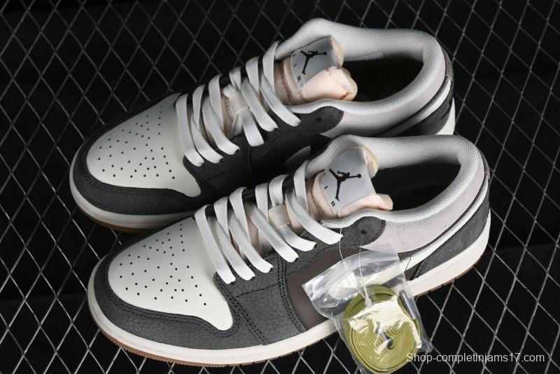 Nike Air Jordan 1 Low "Snkrs Day" Casual Sneakers with Grey Toe Design - FD0399-004