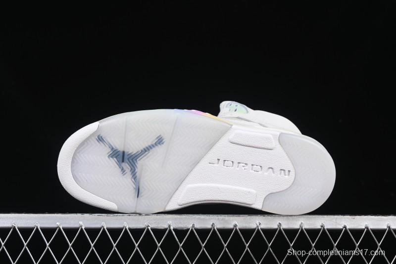 Nike Air Jordan 5 Retro Light Orewood Brown Snake Year Limited Basketball Shoes - HF3183-001