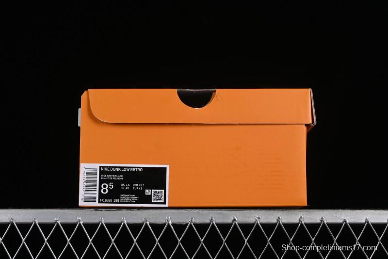 Nike Dunk Low LV Collaboration - Monogram Beige Black Hook SB Low Top Casual Skate Shoes - FC1688-189