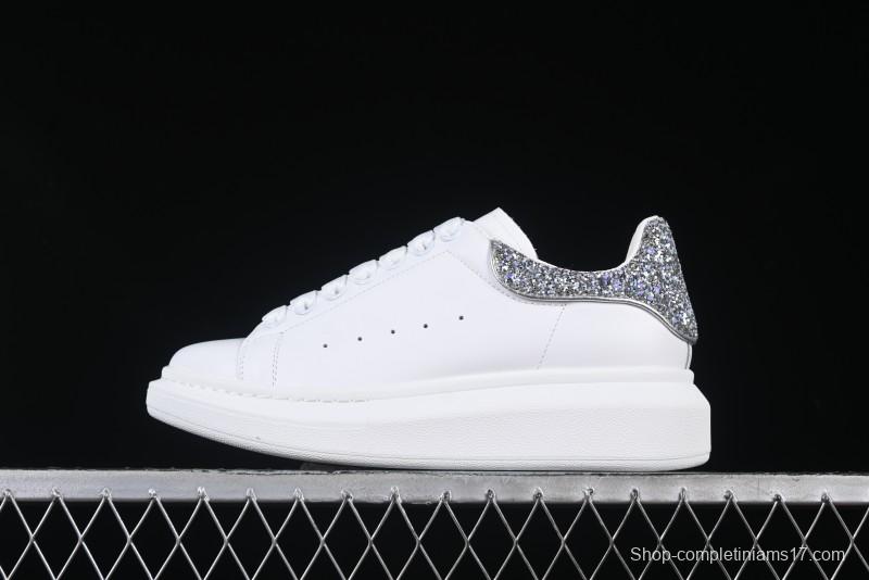 Alexander McQueen Oversized Sneakers with White Crystals - D.E5