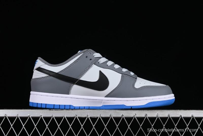 Nike Dunk Low SB Skateboarding Shoes in White Blue Grey - FB9109-001