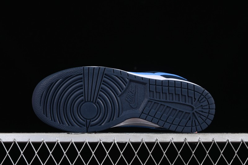 Nike Dunk Low SB Casual Skate Shoes in Obsidian/University Blue Colorway - FN7800-400