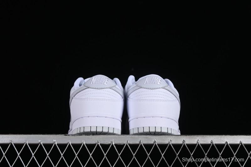 Nike SB Dunk Low All-White Low-Top Casual Skate Shoes - DV0831-101