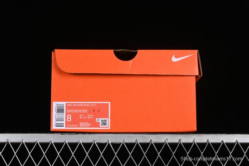 Nike Zoom Rival Fly 3 Lightweight Fabric Comfortable Cushioned Slip-Resistant Low-Top Casual Running Shoes - CT2405-011