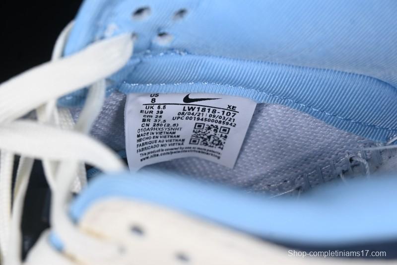 Nike SB Dunk Low Lightning Collaboration - Light Blue Swoosh Anniversary Custom Low-Top Casual Skate Shoes - LW1818-107