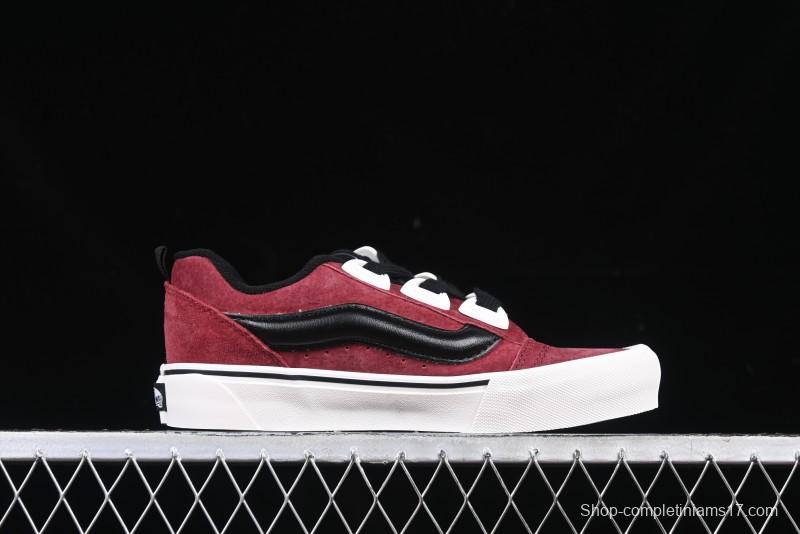 Vans Knu Skool DR Wine Red New Series Chunky Sneakers - VN000CZUVE8