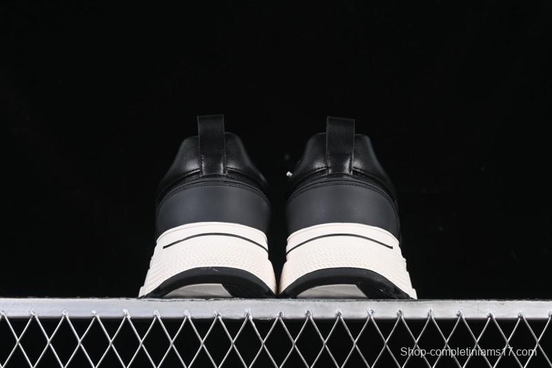 Shoot Brand Replay Black Plum Retro Comfort Leather Anti-Slip Platform Low-Top Casual Sneakers - AJD4