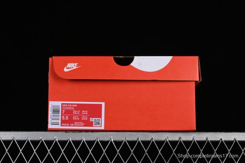 Nike Runtekk V2K Retro Low-Top Running Shoes with Cushlon Midsole and Distressed Effect - HF0120-100