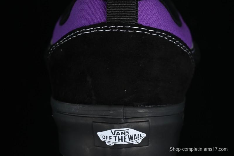 Vans Classics Knu Skool Black Purple Slip-On Shoes - VN0009QCSWE
