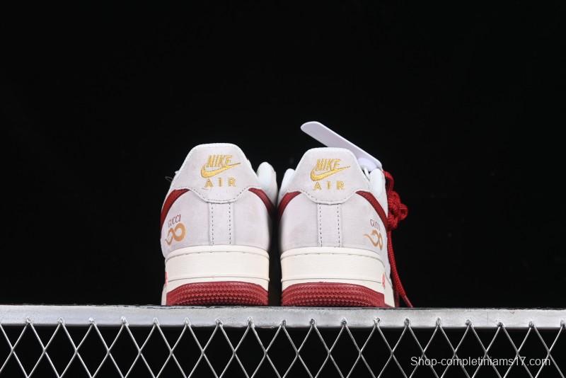 Nike Air Force 1 '07 Low Gucci Collaboration Year of the Snake Limited Edition Red Snake Sneakers - XZ6188-020