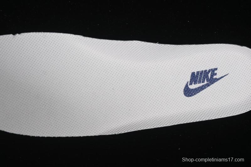 Nike Air Force 1 '07 Low Stussy Collaboration Dark Blue Suede White Swoosh Low-Top Casual Sneakers - XZ6188-673