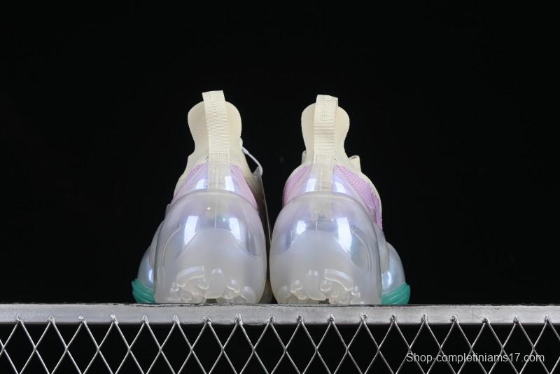 Grounds Big Bubble High Platform Sneakers in Cream Lilac - AJE5