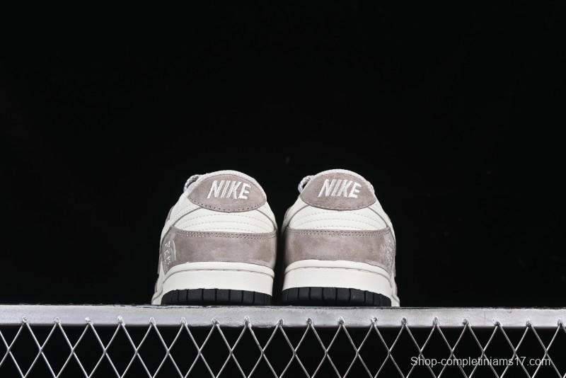 Nike SB Dunk Low The North Face Collaboration Anniversary High-End Custom Low-Top Casual Skate Shoes - DJ2024-063