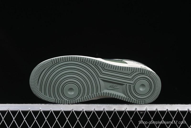 Nike Air Force 1 '07 Low The North Face Collaboration Beige Green Mini Swoosh Casual Sneakers - KK1988-043