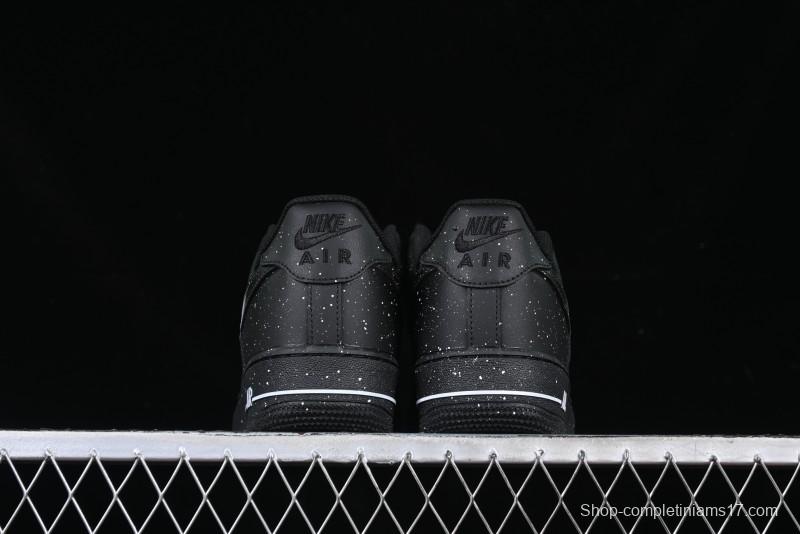 Nike Air Force 1 '07 Low Casual Sneakers with Black Splatter Design - ZH0316-046