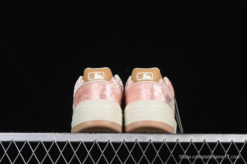 New York Yankees MLB Bigball Chunky Window Velvet Monogram Thick Platform Casual Running Shoes - 3ASXCVC4643BGS