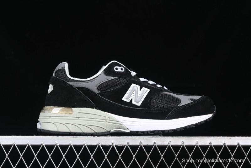 New Balance Made In USA M993 Series Classic Retro Casual Running Shoes - MR993BK