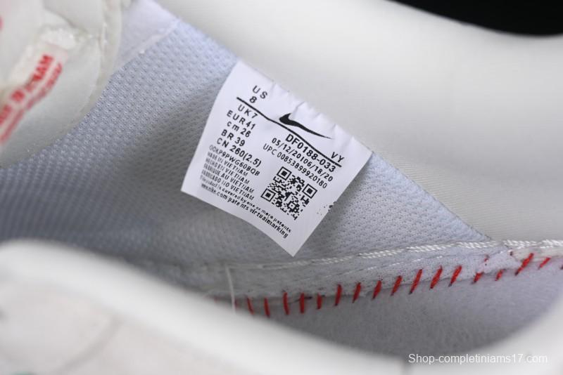 Nike Air Force 1 '07 Low CDG Play Collaboration Green Swoosh Low-Top Casual Sneakers - DF0188-033