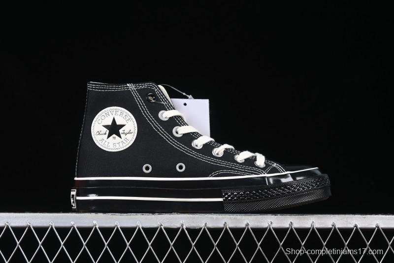 Converse Chuck 1970s High Top Canvas Sneakers with Star Stitch Design - A15743C