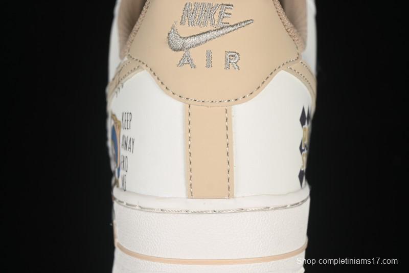 Nike Air Force 1 '07 Low Casual Sneakers with Pop Mart Molly Design - FJ7740-210