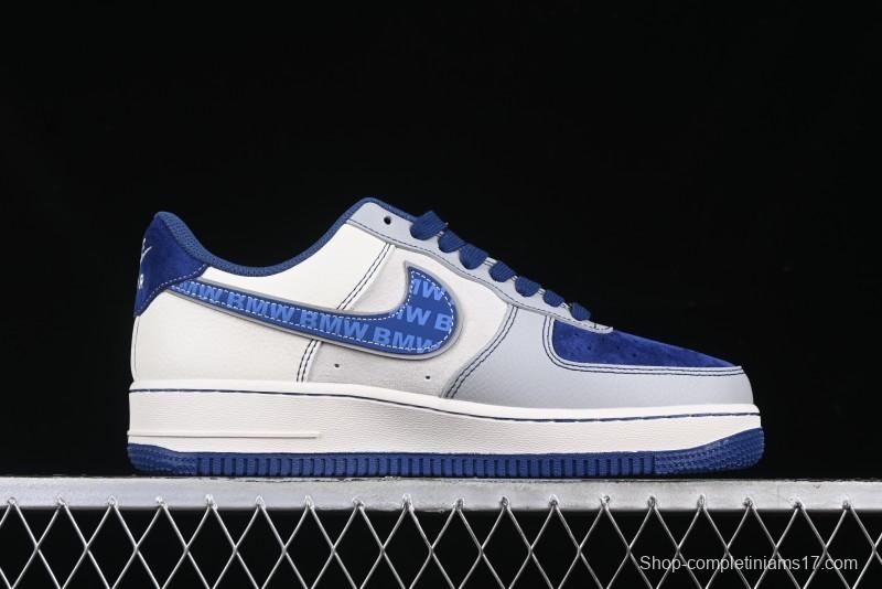 Nike Air Force 1 '07 Low BMW Collaboration Sky Blue White Low-Top Casual Sneakers - DM6688-017