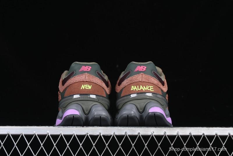 New Balance 9060 Retro Casual Running Shoes with ABZORB Cushioning Technology - U9060BUR