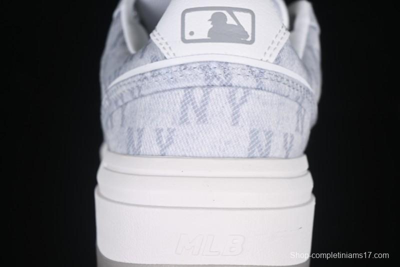 New York Yankees Chunky Liner Mid Denim Monogram Platform Sandals - 3ASXD065N50GRS