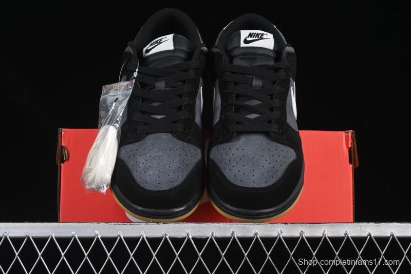 Nike Dunk Low Casual Sneakers in Black-Grey Colorway - HQ1931-001