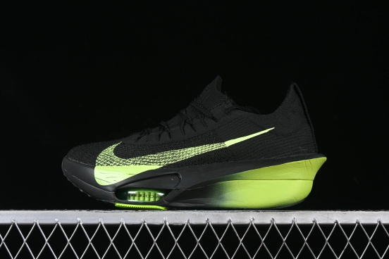 Nike Air Zoom Alphafly NEXT% 2 - Black & Volt Green Performance Running Shoes