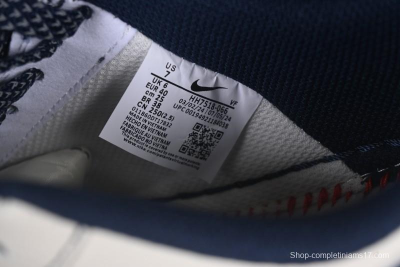 Nike Air Force 1 '07 Low Bape Collaboration Off-White Navy Blue Casual Sneakers - HH7518-066