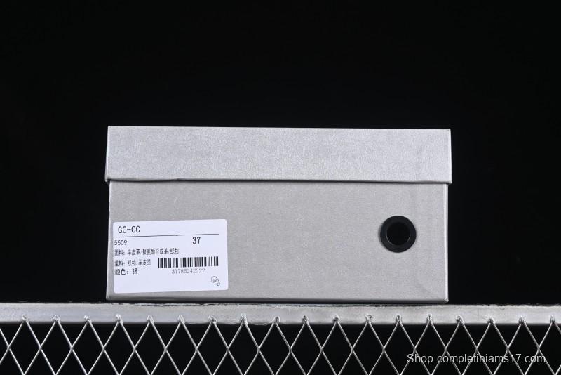 GG-CC Casual Running Shoes with Asymmetrical Design - 5509 Silver