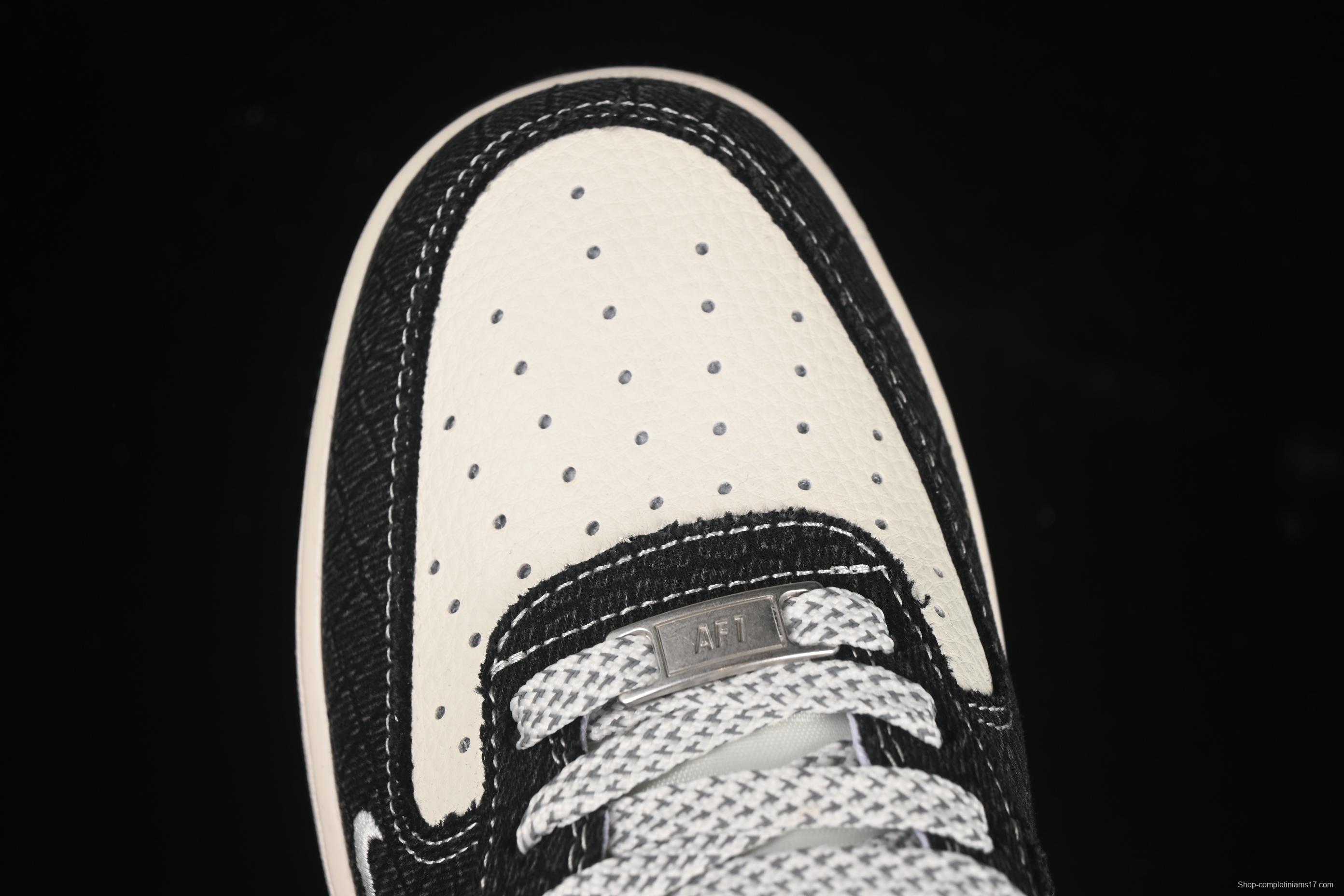 Nike Air Force 1 '07 Low LV Collaboration Denim Black Casual Sneakers - XS1958-550