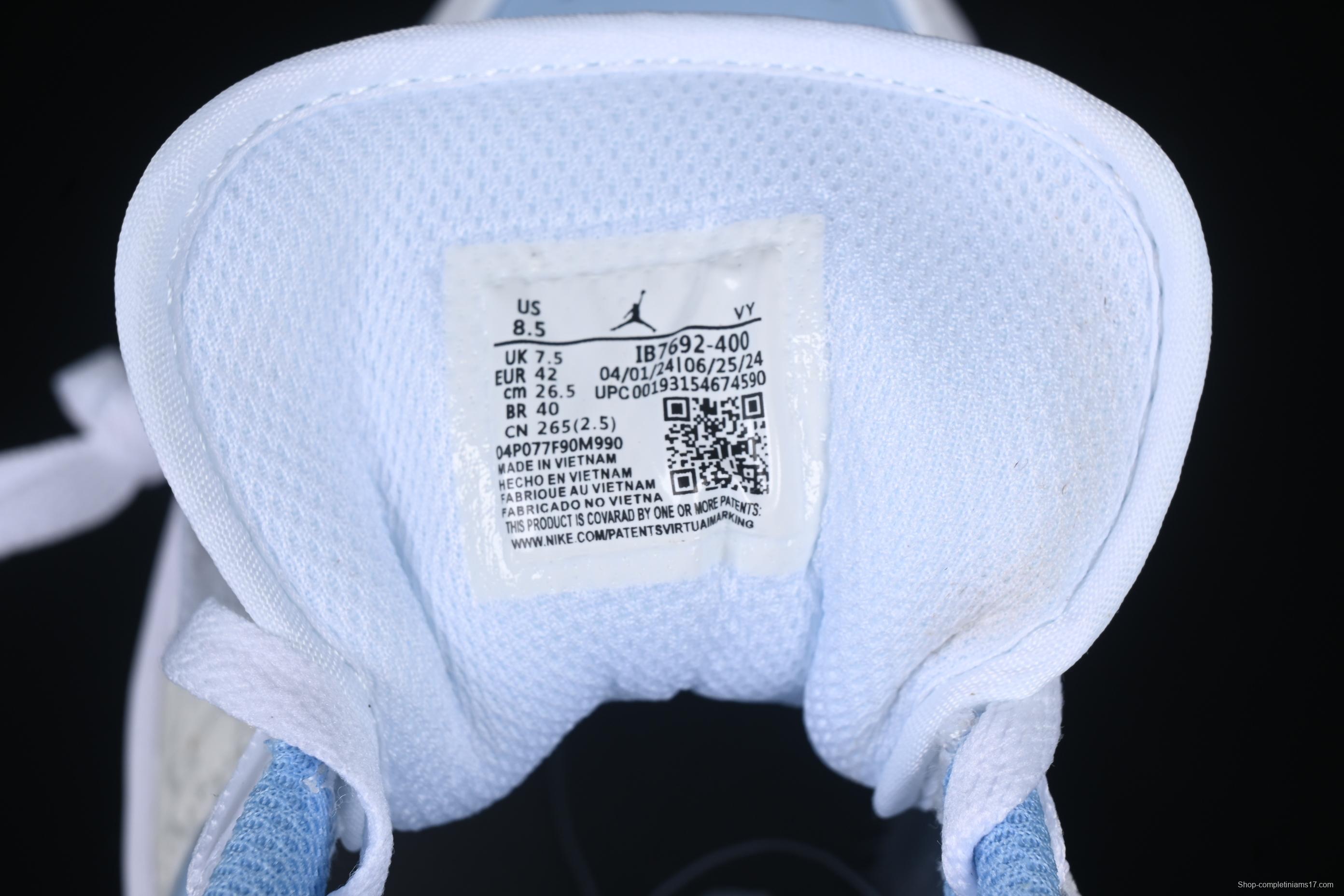 Nike Air Jordan 1 Low "True Blue" Basketball Shoes - IB7692-400