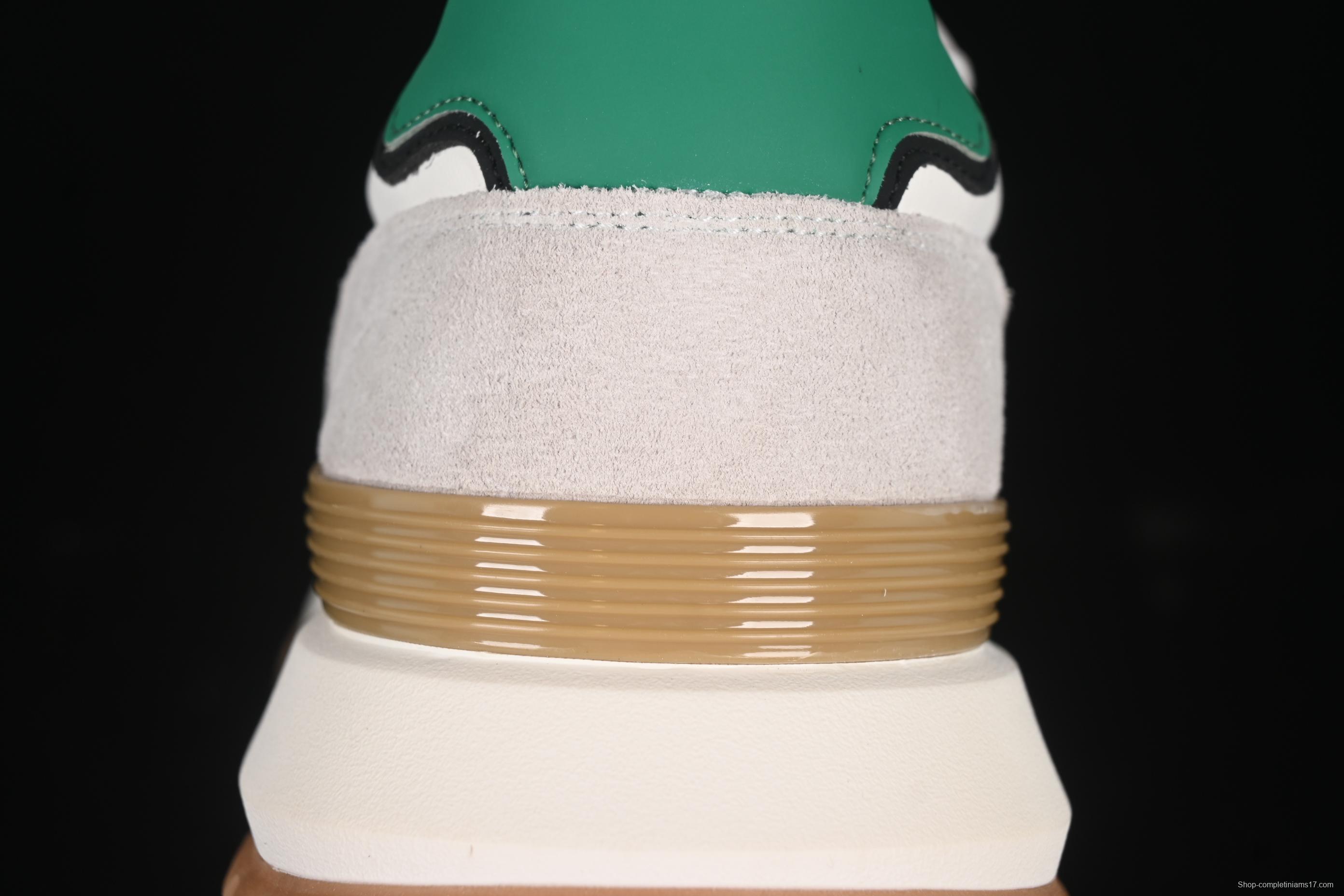 Valentino Punk Style Stitch Pattern Soft Lambskin Comfortable Lace-Up Low-Top Casual Running Shoes - MBH8