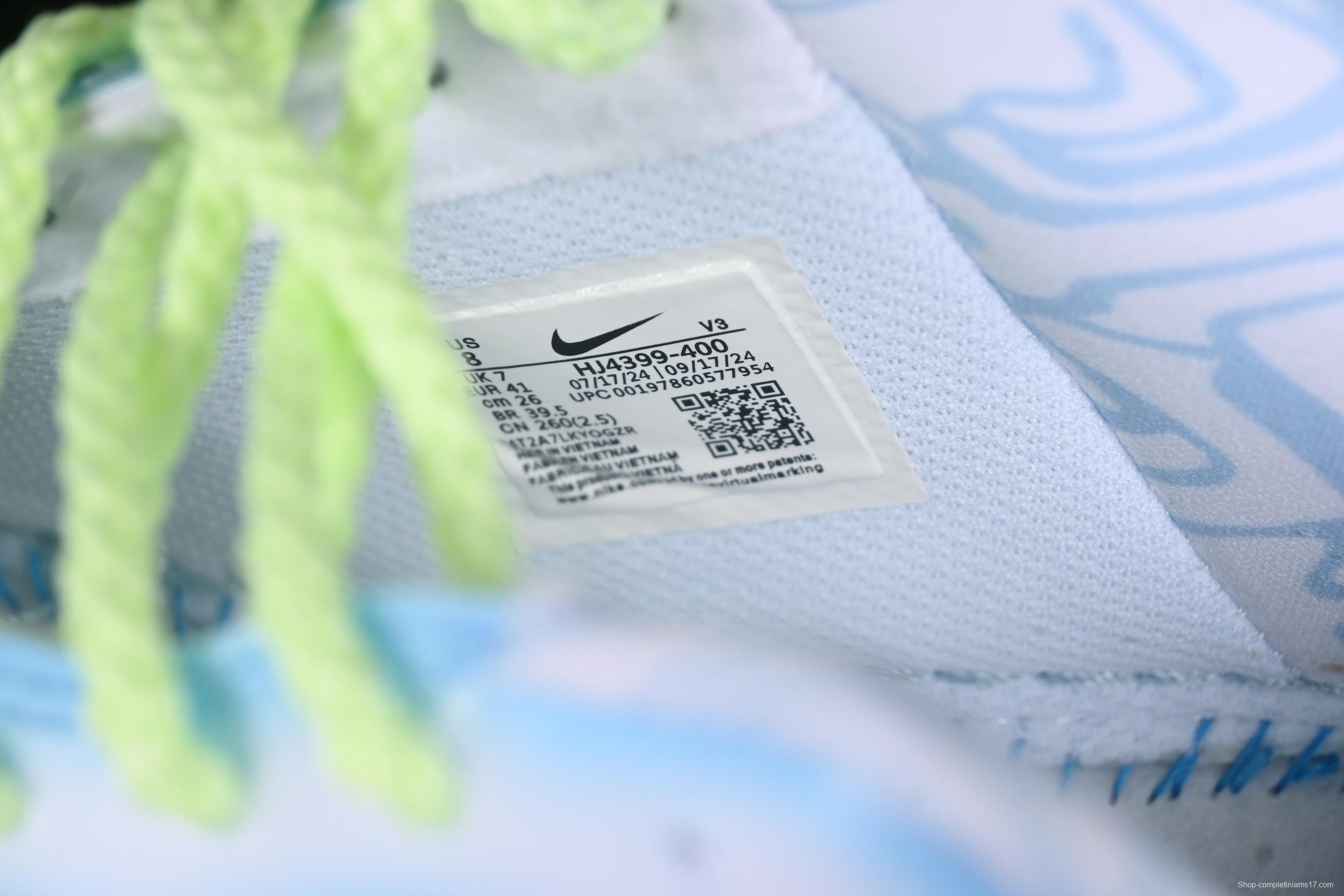 Nike Air Force 1'07 Low Jelly Blue Casual Sneakers - HJ4399-400