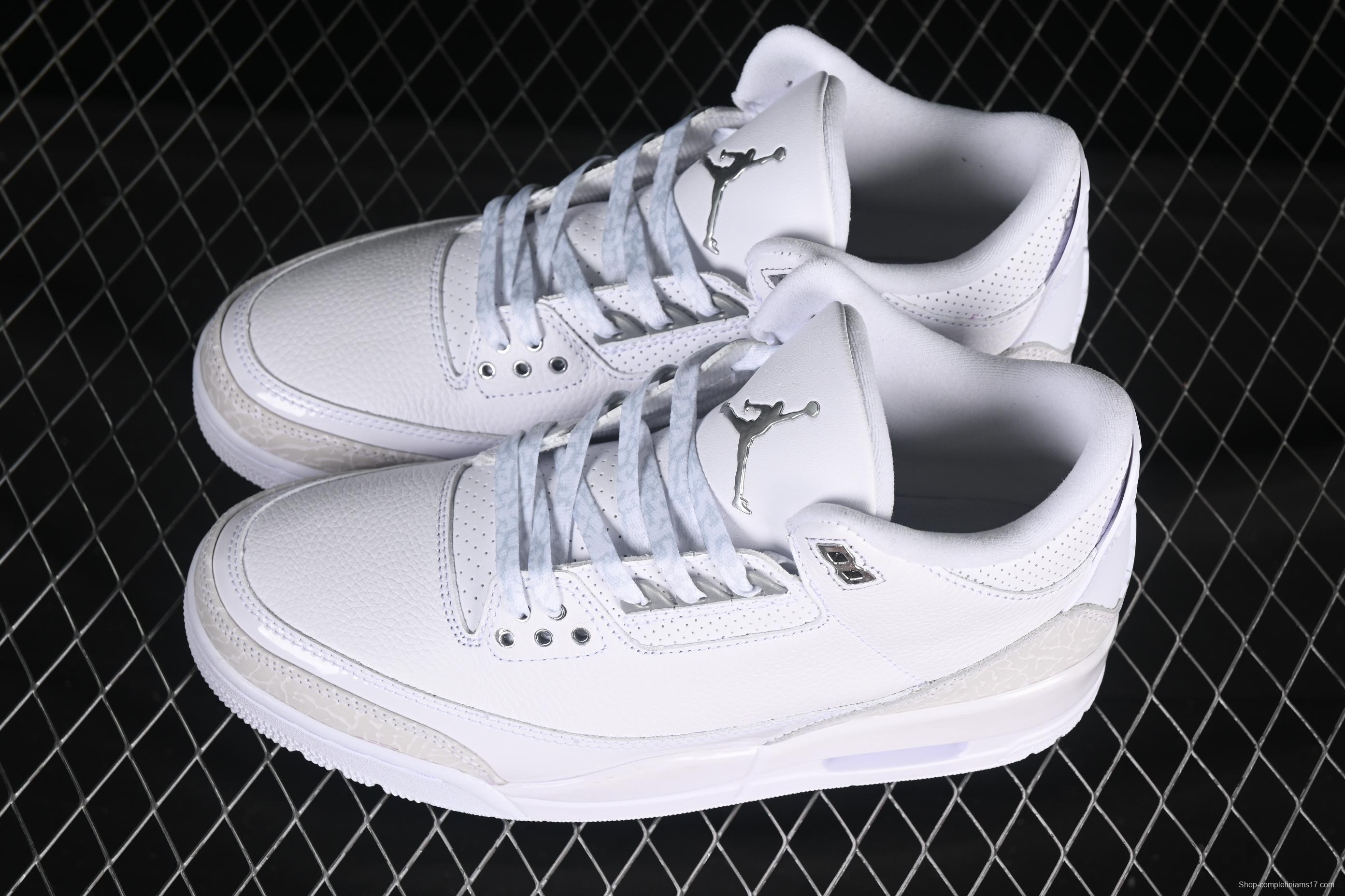 Nike Air Jordan 3 Retro "Pure Money" Basketball Shoes - CT8532-111