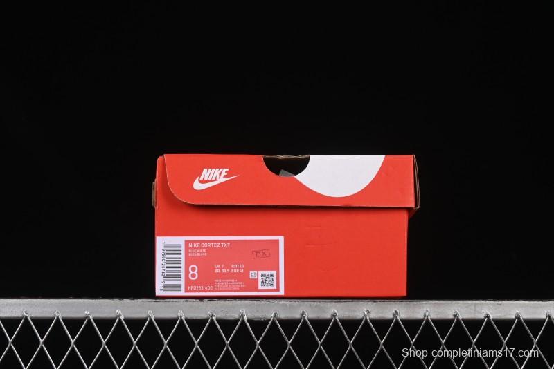 Nike Classic Cortez Leather Retro Running Shoes with Cushioned Sole - HF0263-400