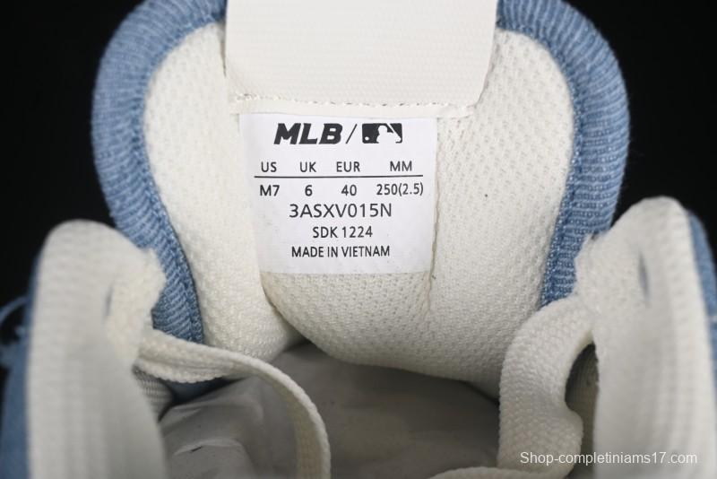 New York Yankees MLB Chunky Liner Lightweight Platform Sneakers with Hook and Loop Closure - 3ASXV015N50BLS