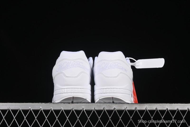 Nike Air Max 1 Retro Running Shoes with Half-Sole Air Cushion - HF8813-100