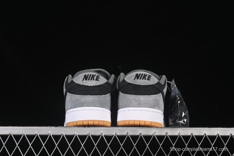 Nike SB Dunk Low Black Grey Low-Top Casual Skate Shoes - HF3063-001