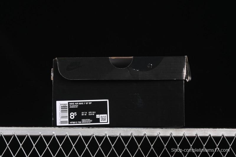 Nike Air Max 1 Retro Running Shoes with Half-Sole Air Cushion - HF8813-700