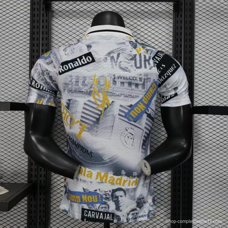 Player Version 25/26 Real Madrid Special Edition Commemorative Legendary Jersey