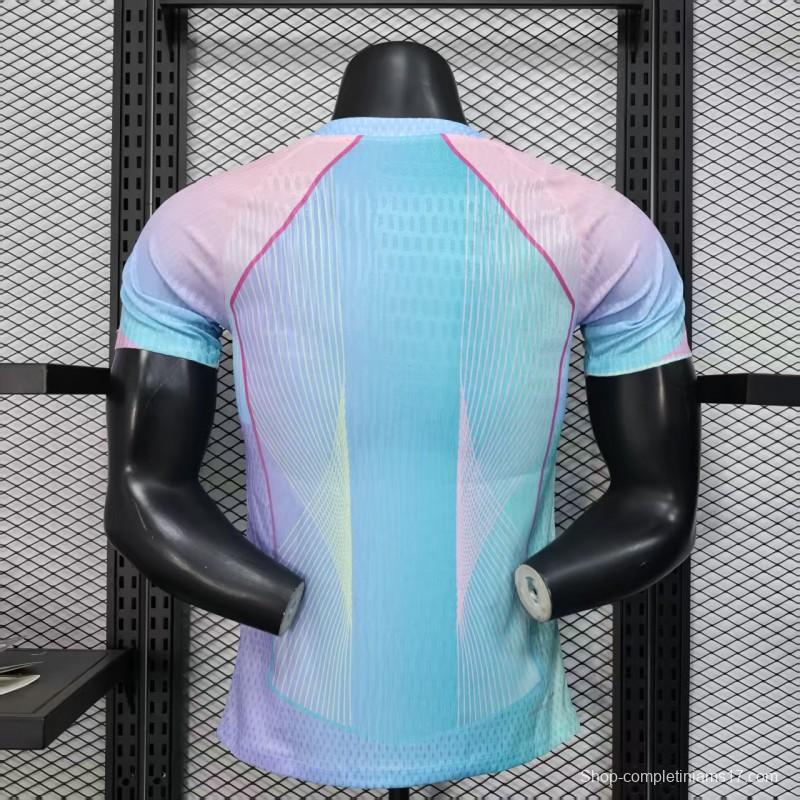 Player Version 25/26 FC Barcelona Mint Green with Pink Trim Jersey