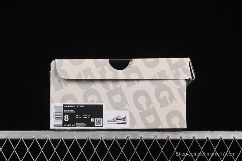 Nike Air Force 1'07 Low The North Face Collaboration Dual-Tone Snake Year Edition Casual Sneakers - YX5066-313