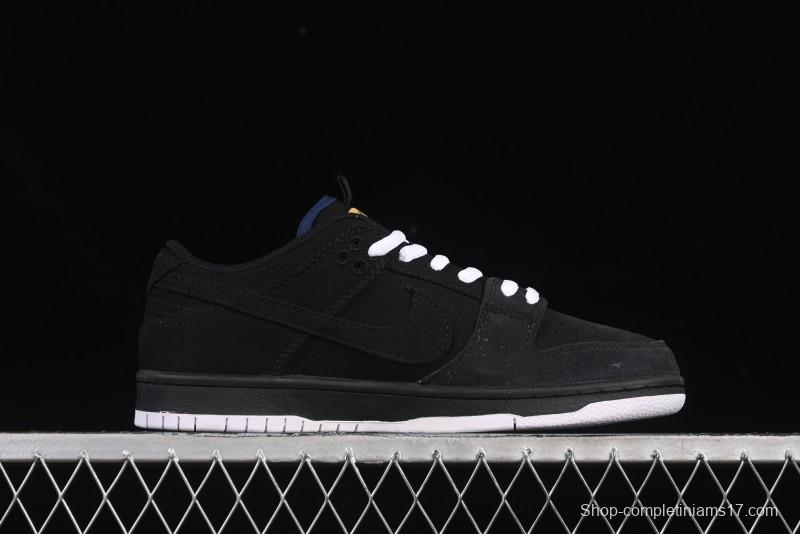 Nike SB Dunk Low Pro ISO Black Gum Rubber SB Low-Top Skateboarding Shoes - CD2563-006