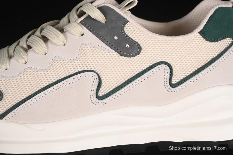 ECCO Chunky Sole Waffle Retro Running Shoes - 63093901002